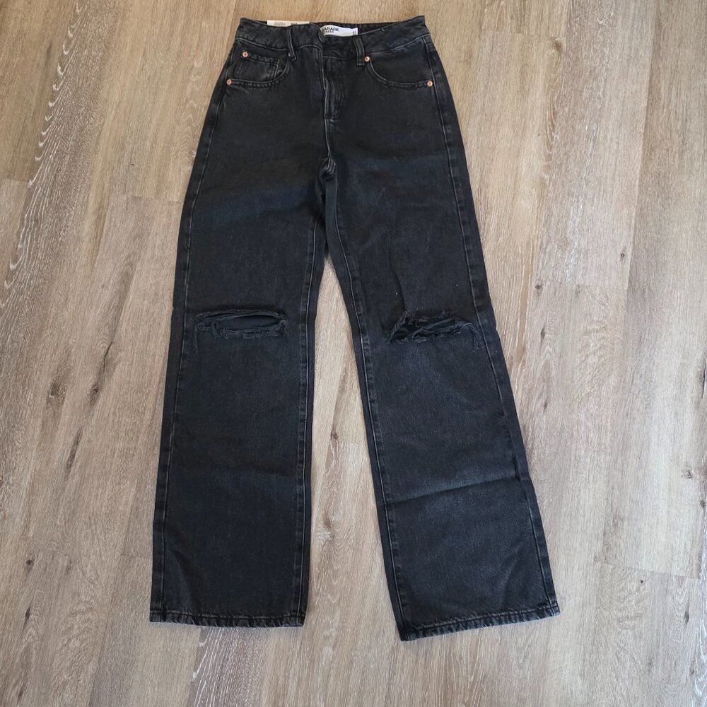 Garage denim jambe wide leg